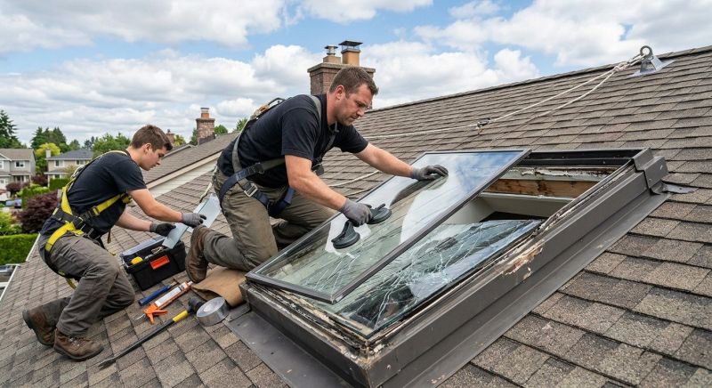 Glass Skylight Repair in Kent, WA